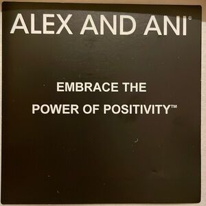 Alex and Ani Letter J Charm Bracelet